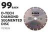 D-Tech Diamond Segmented Disc-Each