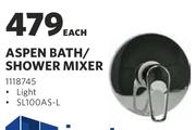 Aspen Bath/Shower Mixer-Each
