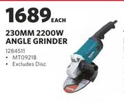 Makita 230mm 2200W Angle Grinder MT0921B-Each