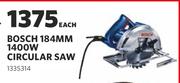 Bosch 182mm 1400W Circular Saw-Each