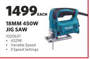 Makita 18mm 450W Jig Saw 4329K-Each