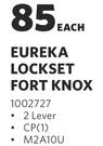Eureka Lockset Fort Knox 2 Lever-Each
