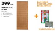 Hardboard Door-813 x 2032mm Each