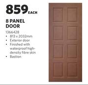 8 Panel Door-813 x 2032mm Each