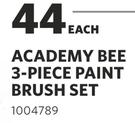 Academy Bee 3-Piece Paint Brush Set 1004789