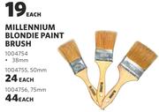 Millennium Blonde Paint Brush 38mm 1004754-Each