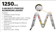 3.6M Multi-Purpose Aluminium Ladder 1342559
