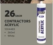 Alcolin Contractors Acrylic (White) 1004483-260ml