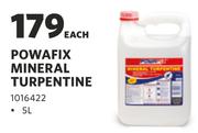 Powafix Mineral Turpentine 1016422-5Ltr