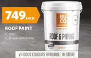 Buco Roof Paint-20L Each