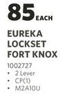 Eureka Lock Set Fort Knox 2 Lever-Each