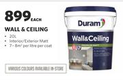 Duram Wall & Ceiling-20L Each
