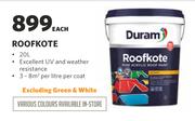 Duram Roofkote-20L Each