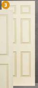 Buco Deep Moulded Door 6 Panel-Each