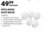 FFP2/KN95 Face Mask-Per Pack