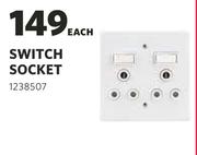 Eurolux Switch Socket-Each