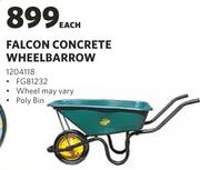 Falcon Concrete Wheelbarrow-Each