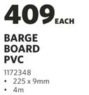 Barge Board PVC-Each