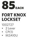 Fort Knox Lockset 2 Lever-Each