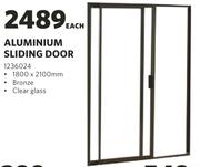 Aluminium Sliding Door-1800 x 2100mm Each