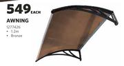 Awning Bronze-1.2m Each