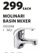 Molinari Basin Mixer-Each