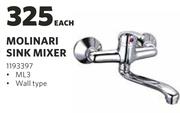 Molinari Sink Mixer-Each
