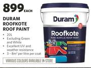 Duram Roofkote Roof Paint-20L Each