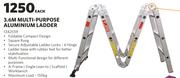 3.6M Multi Purpose Aluminium Ladder-Each
