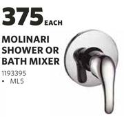 Molinari Shower Or Bath Mixer-Each