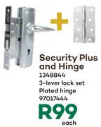Security Plus And Hinge-Each