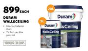 Duram Wall & Ceiling-20L Each