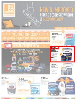 BUCO Honeydew : New & Improved Paint & Decor Showroom (11 August - 03 September 2022), page 1