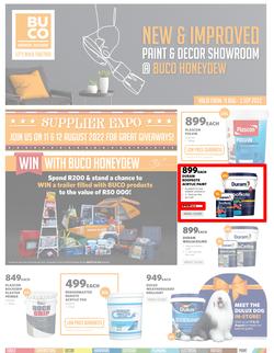 BUCO Honeydew : New & Improved Paint & Decor Showroom (11 August - 03 September 2022), page 1