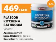 Plascon Kitchen & Bathroom-2.5L Each