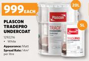 Plascon Tradepro Undercoat White-20L Each
