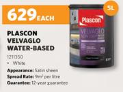 Plascon Velvaglo Water Based White-5L Each