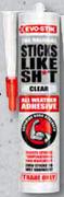 Evo Stik Adhesive Sticks Like SH*T Clear-290ml Each