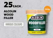 Alcolin Wood Filler-200g Each