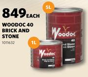 Woodoc 40 Brick & Stone-5L Each