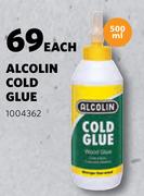 Alcolin Cold Glue-500ml Each