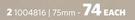 Everyman Paint Brushes 75mm-Each
