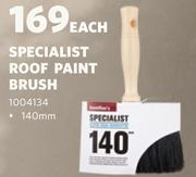 Hamilton Specialist Roof Paint Brush 140mm-Each