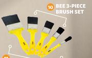 Bee 3 Piece Brush Set-Each