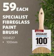 Hamilton Specialist Fibreglass Paint Brush 100mm-Each