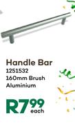 Handle Bar 160mm Brush (1251532)-Each