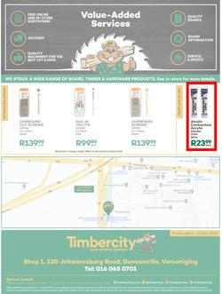 Timbercity : Your Cut, Edge, DIY Specialist Is Open | Valid In Vereeniging Only (02 December - 23 December 2022), page 2