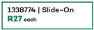 Metalla 165 Degree Hinge Full Overlay-Slide On 1338774-Each