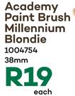 Academy Paint Brush Millennium Blondie 38mm 1004754-Each
