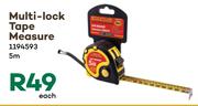 Tork Craft Multi Lock Tape Measure 5m 1194593-Each